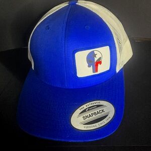 Sport-Tek White Mesh Snapback Hat